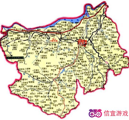 灵宝市最新地图概览